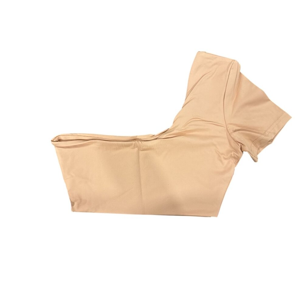 Free People x Toast Swim Women Signature One Shoulder Crop - Top Sandstone XS - Picture 2 of 5